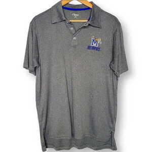 Chiliwear Memphis Tigers Golf Polo Gray Size Small